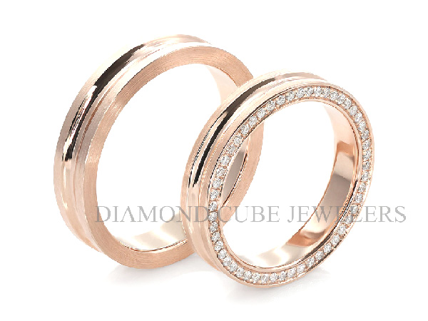 Diamond Cube - Rose Gold